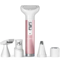 AILORIA Haarentfernung|Gesicht|Evapore Epiluxe Elektrischer Rasierer 5in1 Rosé