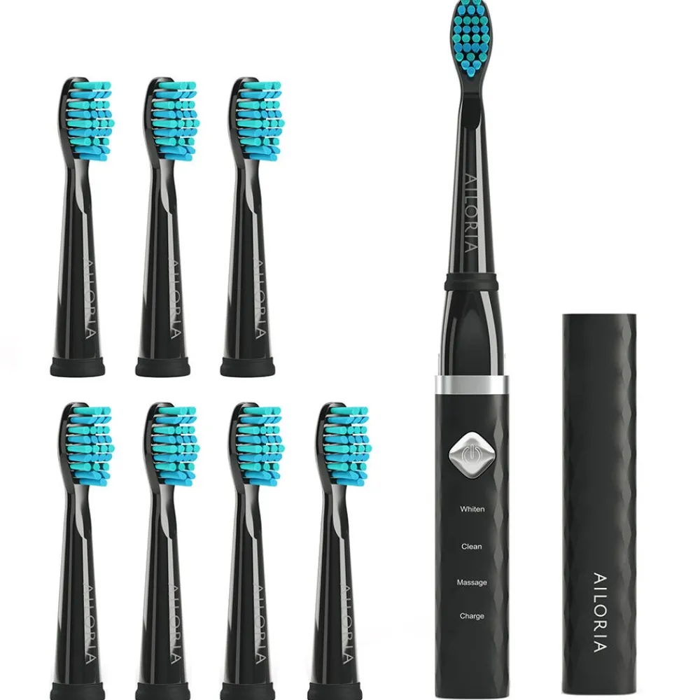AILORIA Zahnpflege|Flash Travel Set Schallzahnbürste Schwarz