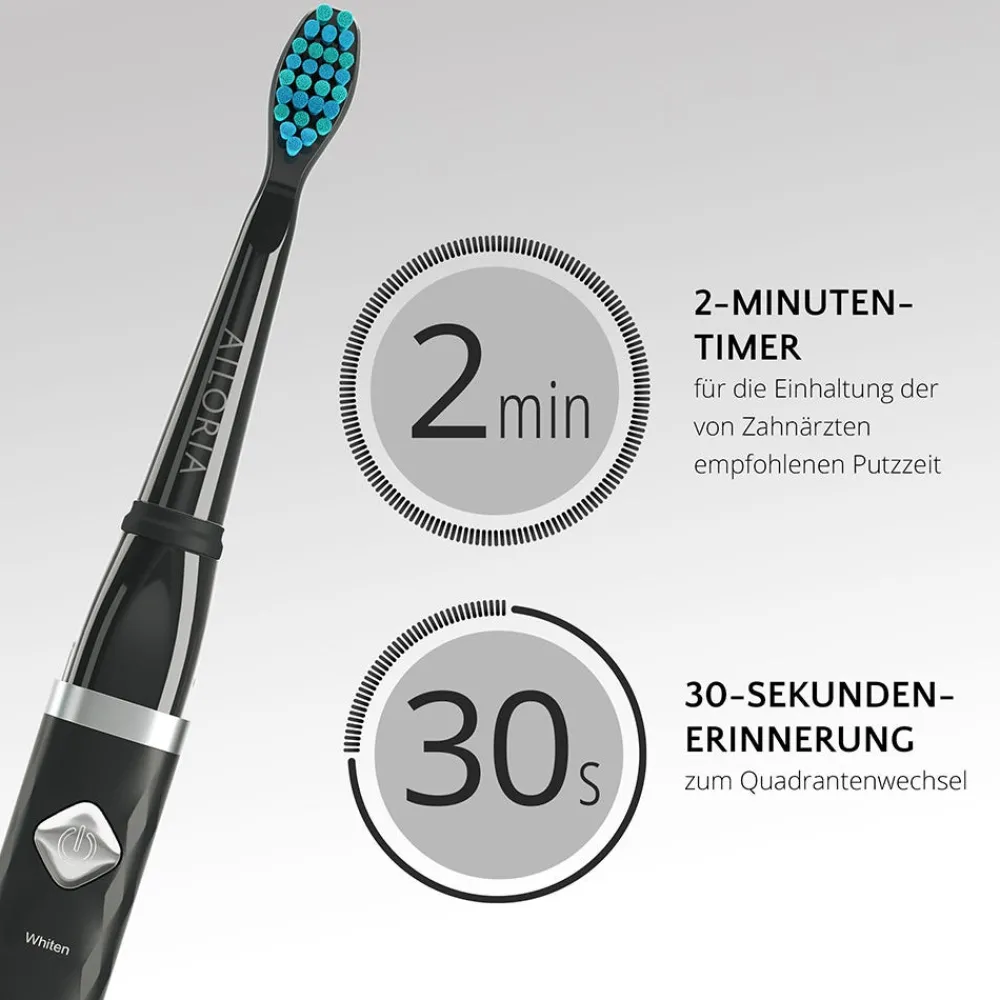 AILORIA Zahnpflege|Flash Travel Set Schallzahnbürste Schwarz