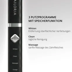 AILORIA Zahnpflege|Flash Travel Set Schallzahnbürste Schwarz