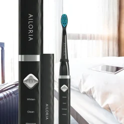 AILORIA Zahnpflege|Flash Travel Set Schallzahnbürste Schwarz