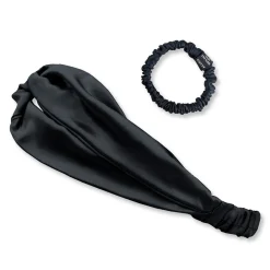 AILORIA Haarschmuck|Headband und Scrunchie S Schwarz