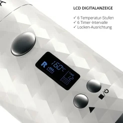 Kabelloser Auto-Curler Weiß-AILORIA