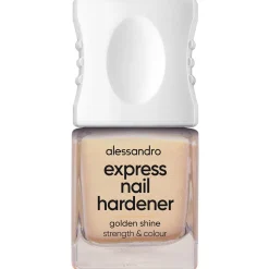 Alessandro Nagelpflege^Express Nail Hardener Golden Shine 10 ml
