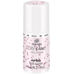 Alessandro Nagellack^International Nagellack Top Coat Rosé Glitter 8 ml