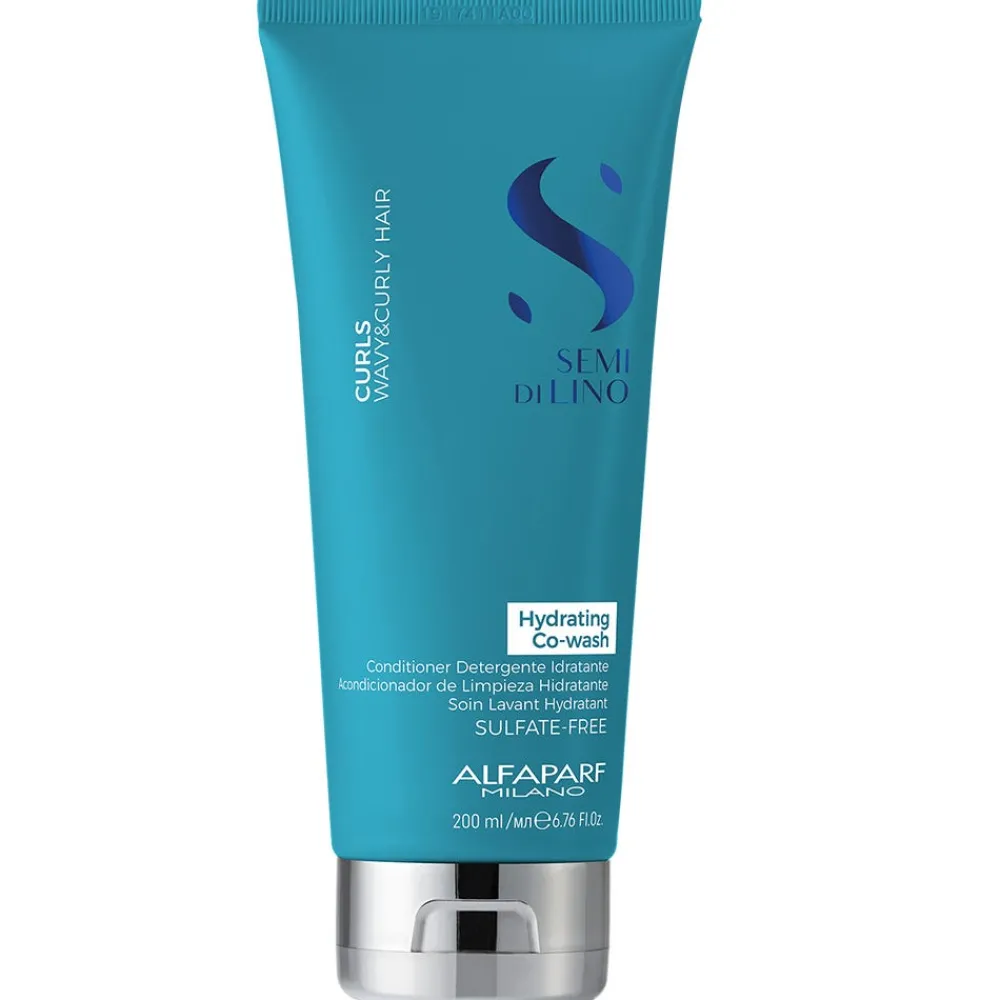 Alfaparf Milano Conditioner|Semi Di Lino Curls Hydrating Co-Wash 200 ml