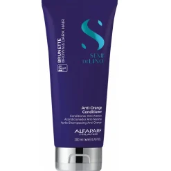 Alfaparf Milano Conditioner|Semi Di Lino Brunette Anti-Orange Conditioner 200 ml
