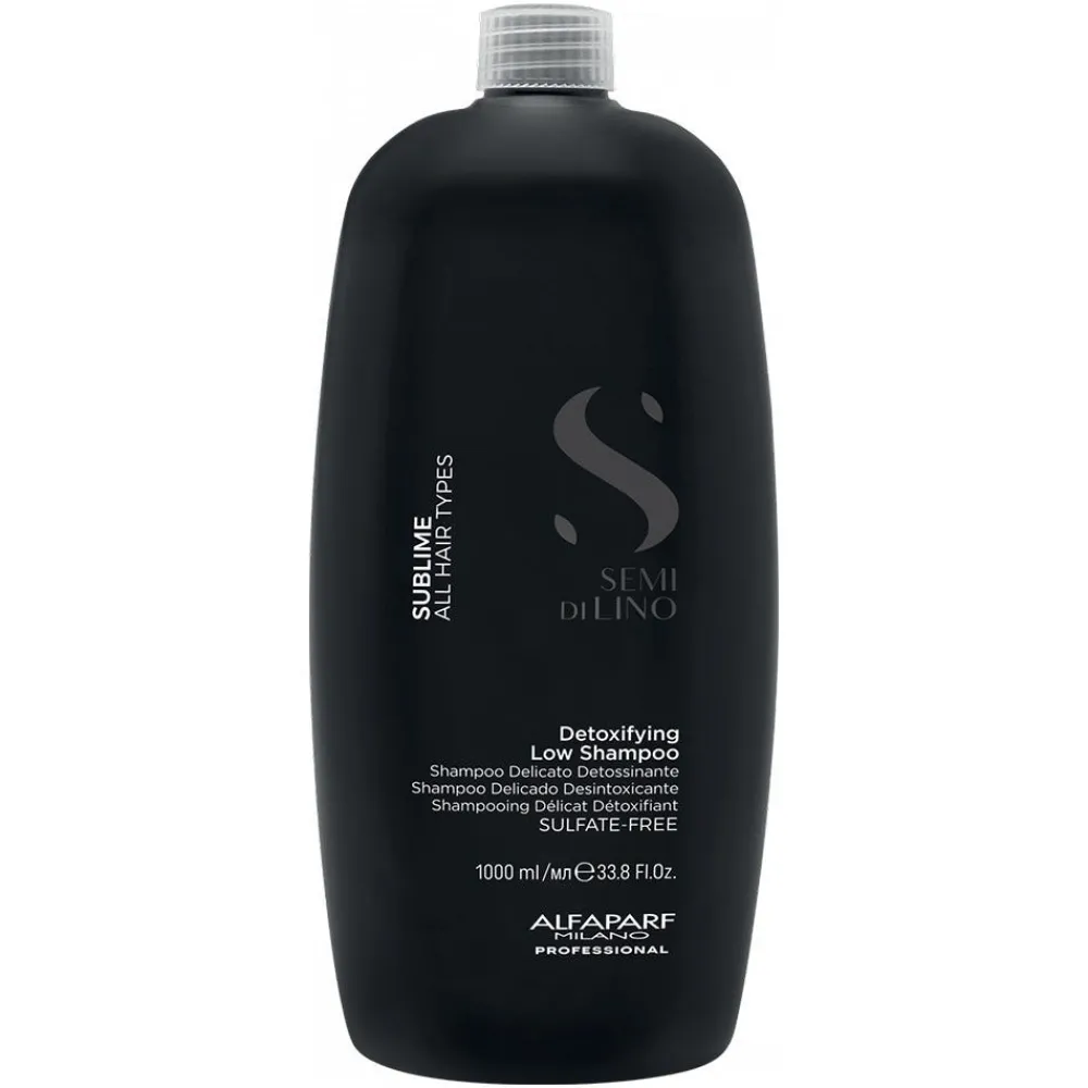 Alfaparf Milano Shampoo^Semi di Lino Sublime Detoxifying Low Shampoo 1000 ml