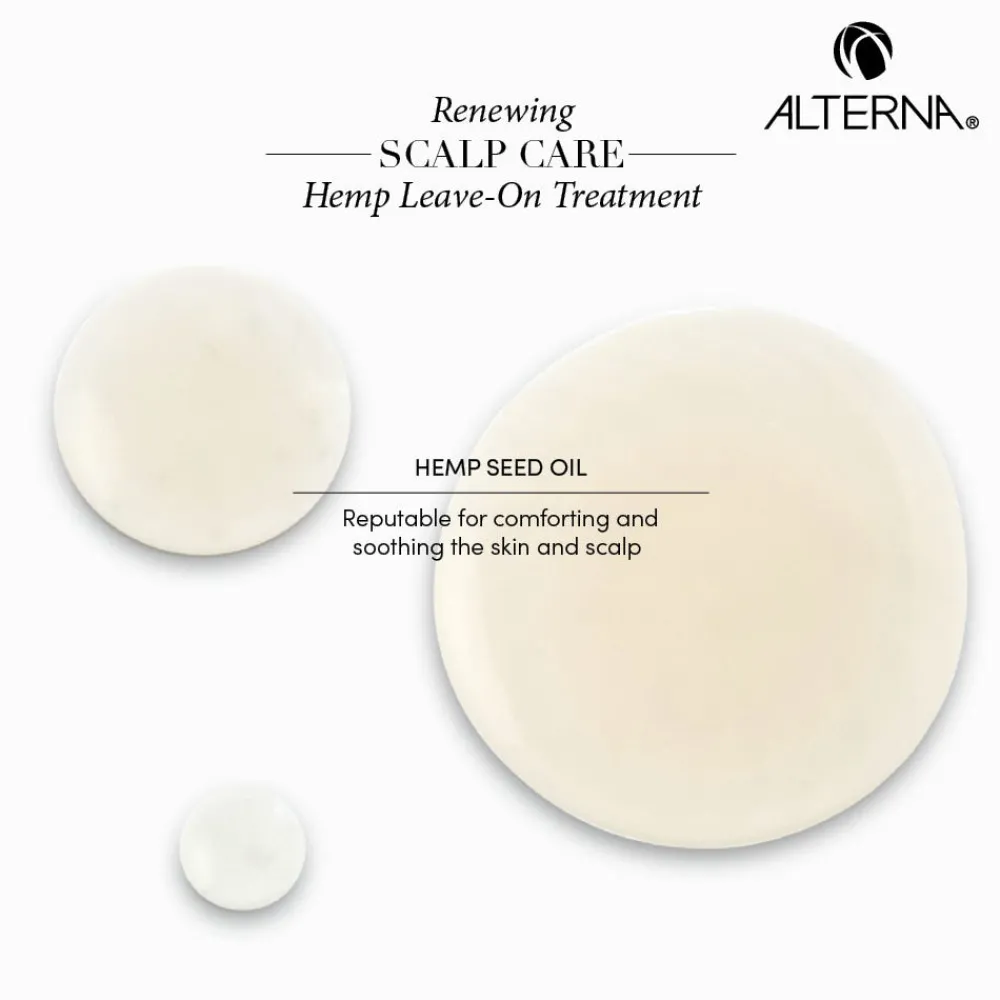 Alterna Pflege|Hagel Nature|Renewing Scalp Care Hemp Leave on Treatment 74 ml