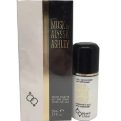 Musk Geschenkset mit Deo Roll-On-Alyssa Ashley Clearance