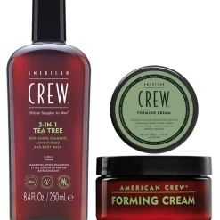 American Crew Shampoo^Tea Tree Shampoo & Forming Cream Duo Bundle