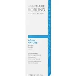 ANNEMARIE BÖRLIND Hagel Nature|Gesicht^AQUANATURE Erfrischendes Reinigungsmousse 150 ml