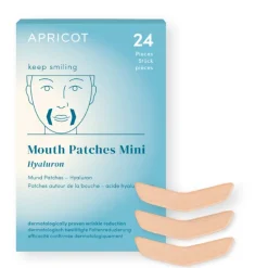 APRICOT Gesicht|Baumwoll-Mundpflaster mit Hyaluron 24 Stück