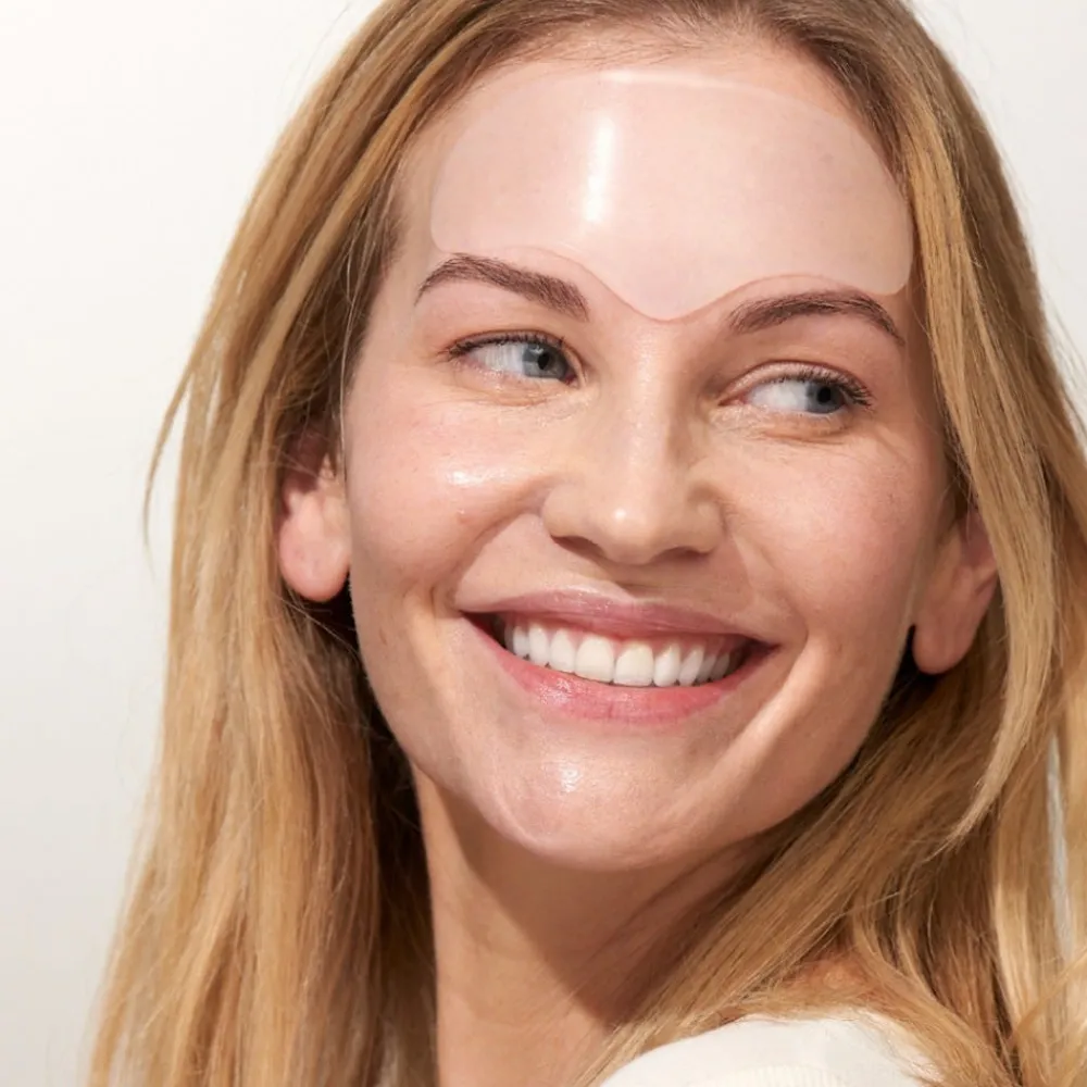 APRICOT Gesicht^Wiederverwendbares Stirn Pad mit Hyaluron