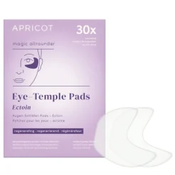 APRICOT Gesicht^Wiederverwendbare Augen-Schläfen Pads mit Ectoin