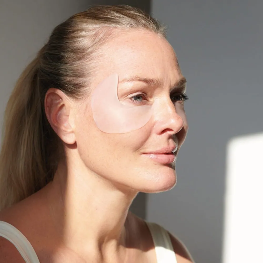 APRICOT Gesicht^Wiederverwendbare Augen-Schläfen Pads mit Ectoin