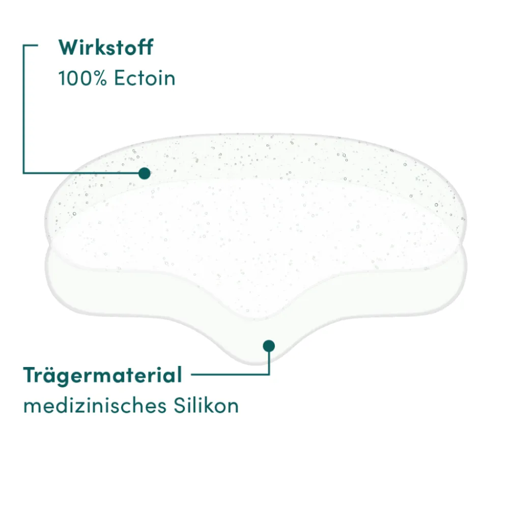 APRICOT Gesicht^Wiederverwendbares Stirn-Pad mit Ectoin
