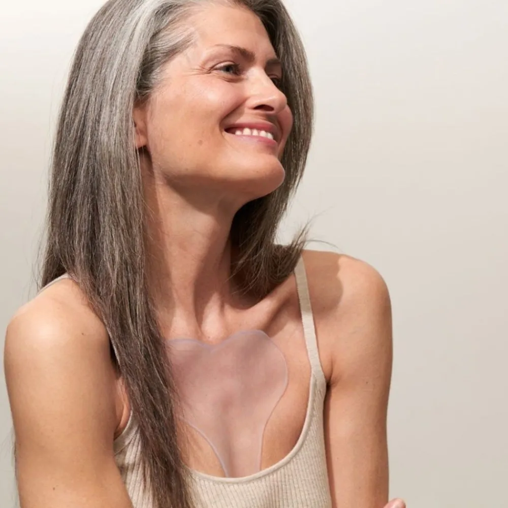 APRICOT Gesicht|Wiederverwendbares Dekolleté Pad mit Ectoin