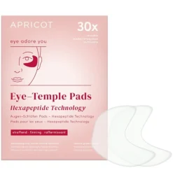 APRICOT Gesicht|Wiederverwendbare Augen-Schläfen Pads mit Hexapeptid-Technologie Limited Edition 2 Stück