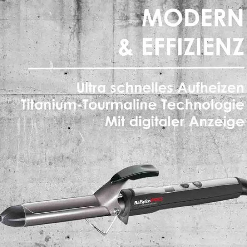 BaBylissPRO Lockenstäbe|Glätteisen^Frisiereisen DIGITAL 25 mm