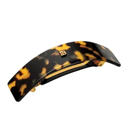 Cellulose Acetate Barrette pour Cheveux Large Tortoise Shell-Balmain Hair Couture Clearance