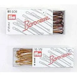 Baronesse Haarklemmen Schwarz  5 cm 12 Stück glatt-Prym Discount