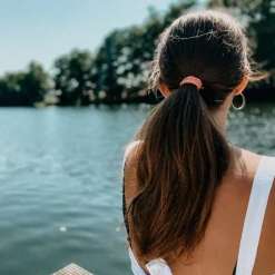 Bellody Haarschmuck^Original Haargummis Ibiza Orange 4 Stück