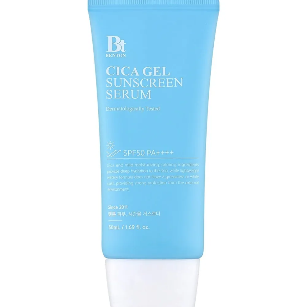 Benton Uv-Schutz & Pflege|Gesicht|Cica Gel Sunscreen Serum LSF 50 PA++++ 50 ml