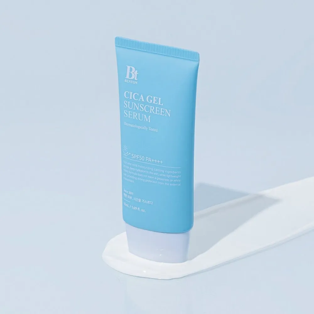 Benton Uv-Schutz & Pflege|Gesicht|Cica Gel Sunscreen Serum LSF 50 PA++++ 50 ml