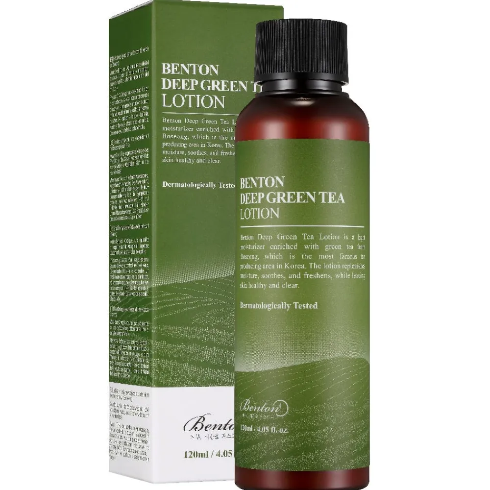 Benton Gesicht^Deep Green Tea Lotion 120 ml