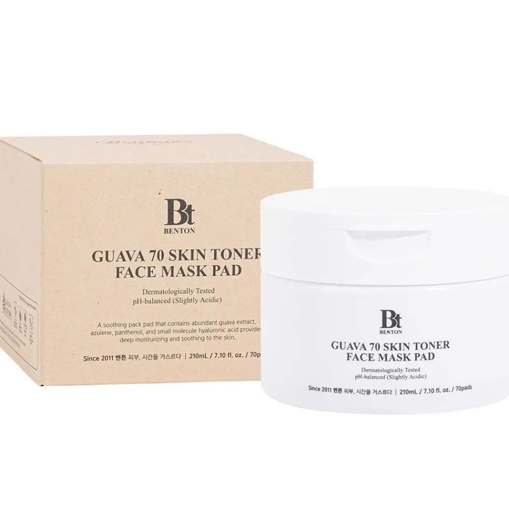 Benton Gesicht^Guava Skin Toner Face Mask Pad 70 Stück