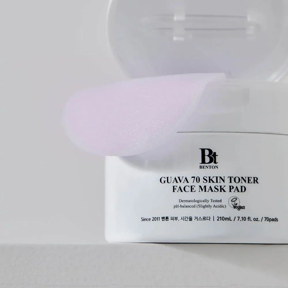 Benton Gesicht^Guava Skin Toner Face Mask Pad 70 Stück