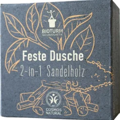 Feste Dusche 2 in 1 Sandelholz 100 g-BIOTURM Outlet