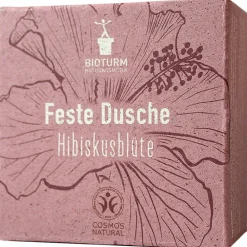 BIOTURM Hagel Nature|Gesicht|Feste Dusche Hibiskusblüte 100 g