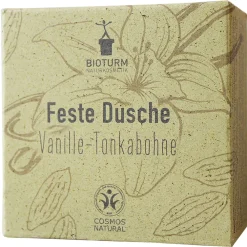 BIOTURM Hagel Nature|Gesicht^Feste Dusche Vanille-Tonkabohne 100 g