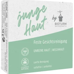 Feste Gesichtsreiningung junge Haut 50 g-BIOTURM New