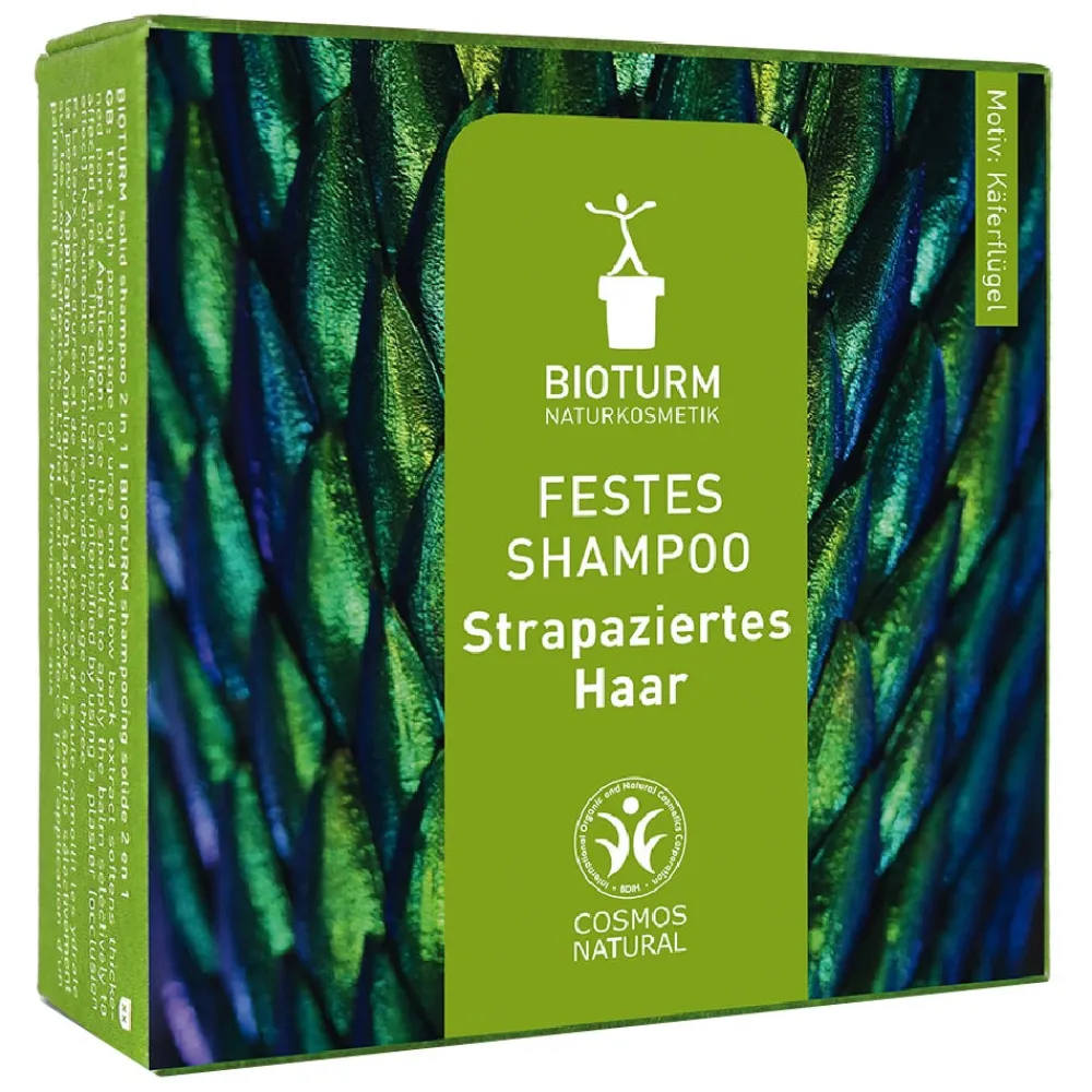 Festes Shampoo Strapaziertes Haar 100 g-BIOTURM New