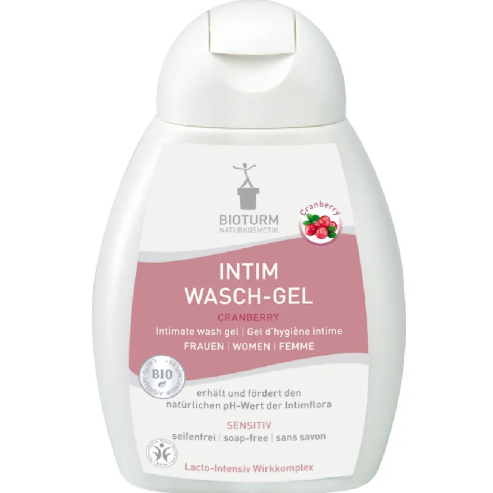BIOTURM Hagel Nature|Körper^Intim Wasch-Gel Cranberry 250 ml
