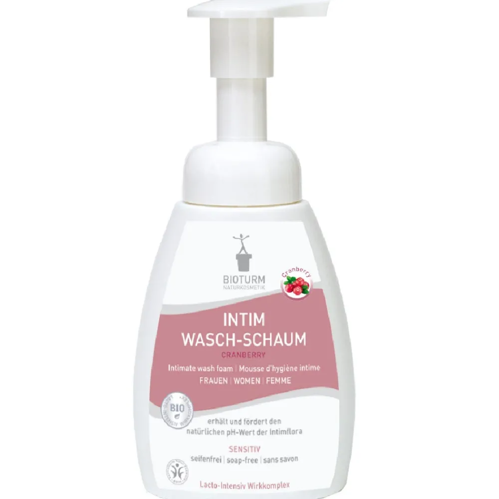 BIOTURM Hagel Nature|Körper|Intim Wasch-Schaum Cranberry 250 ml