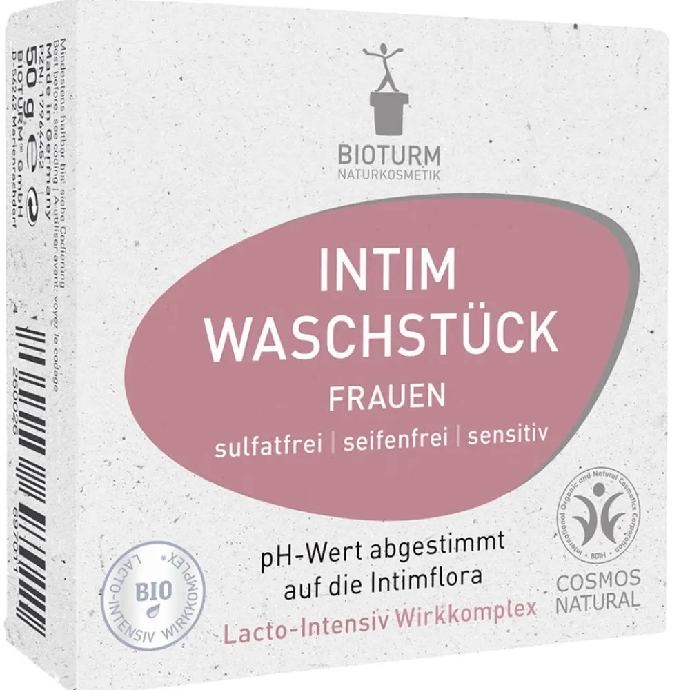 BIOTURM Hagel Nature|Körper|Intim Waschstück 50 g
