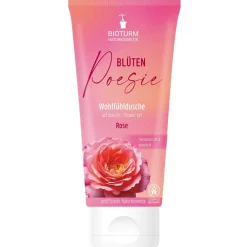 BIOTURM Hagel Nature|Körper|Wohlfühldusche Rose 200 ml