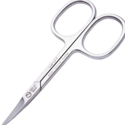 Canal Babyschere gebogen rostfrei 90 mm-Canal Instrumente Best