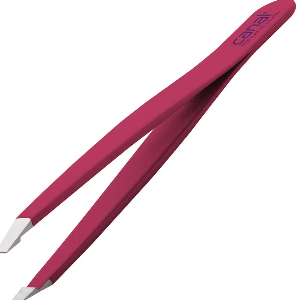 Canal Haarpinzette gerade fuxia rostfrei 95 mm-Canal Instrumente Clearance