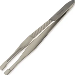 Canal Instrumente Augenbrauen^Canal Haarpinzette gerade rostfrei 80 mm