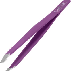 Canal Haarpinzette schräg violett 95 mm-Canal Instrumente Clearance