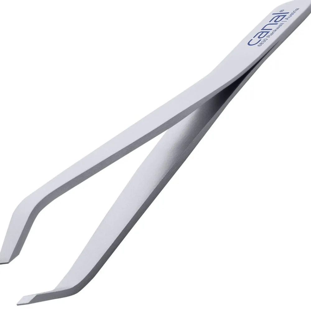 Canal Haarpinzette Spitze in Klauenform rostfrei 95 mm-Canal Instrumente Best