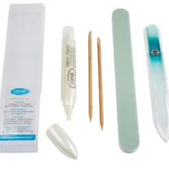 Canal Instrumente Maniküre & Pediküre|Nagelpflege|Canal Nagelpflegeset mit Glasfeile 4-teilig