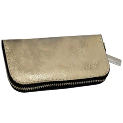 Canal Reißverschluss-Etui Leder unbestückt Gold-Canal Instrumente Best