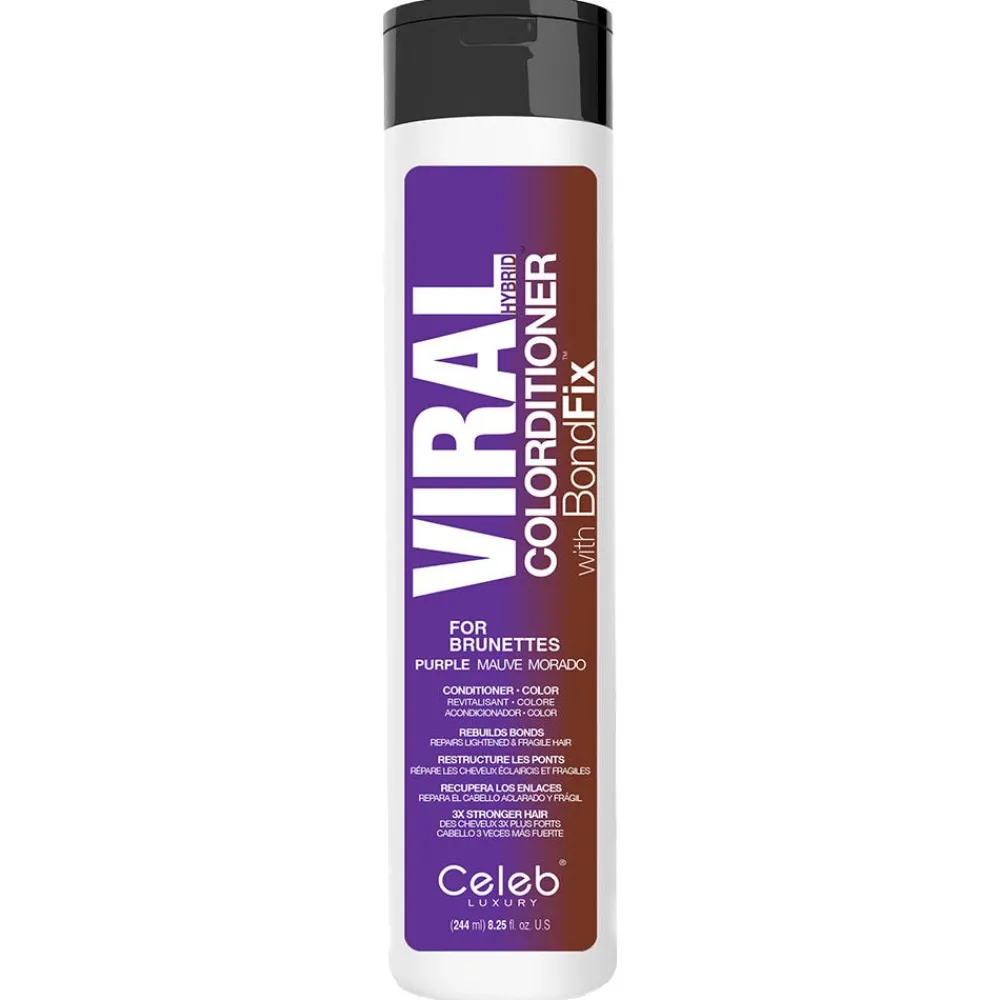 Viral Purple For Brunette Colorditioner 244 ml-Celeb Hot