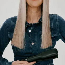 Cloud Nine Glätteisen|Glätteisen|The Wide Iron with Revive Black